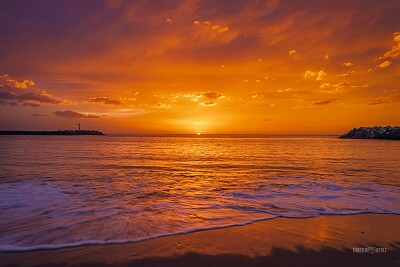 Coucher de soleil Saint Jean de Luz