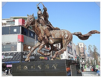 의정부시 이성계동상