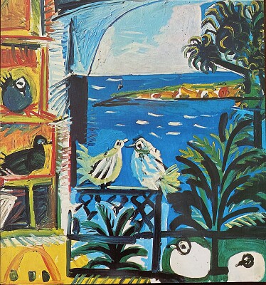 Picasso  deux pigeons