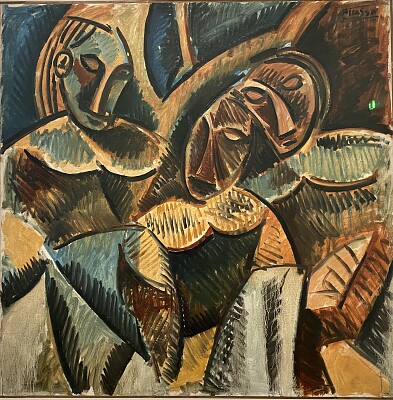Picasso trois figures sous un arbre