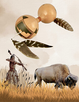 Hopi Gord Rattle