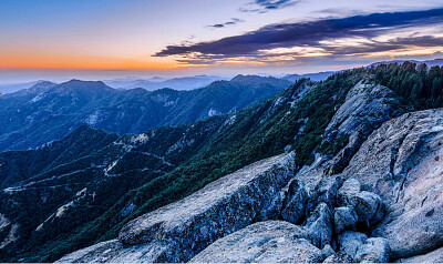Atardecer en la montaña