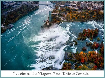 Les chutes du Niagara, États-Unis et Canada
