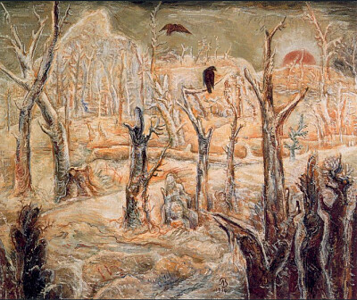 G.Munter hiver dans une forêt morte