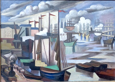 André Lhôte port de Bordeaux 1913