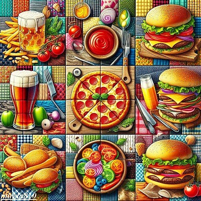 Collage, puzzle