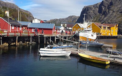 Nusfjord, Lofoten, Norwegen