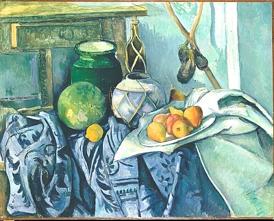 Cézanne gingembre et aubergines