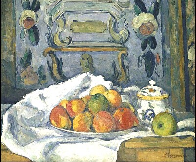 Cézanne plat de pommes