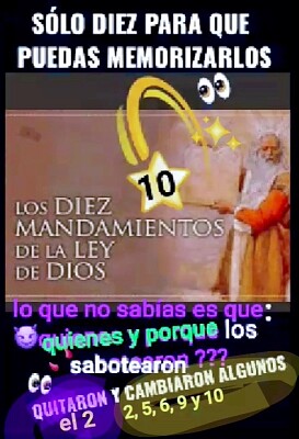 falsean mandamientos