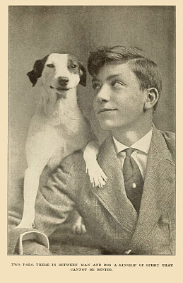 Dog with friend 1930s