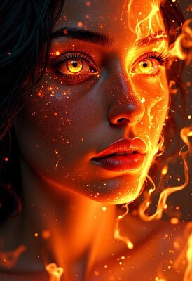 girl fire