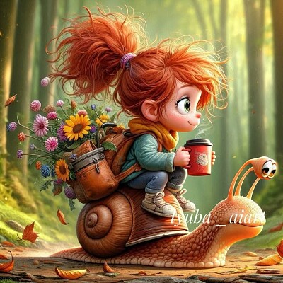 Ride a snail