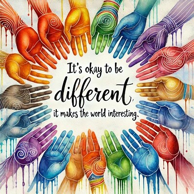 It 's okay to be different