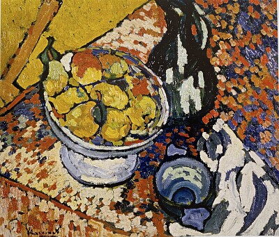 Vlaminck nature morte aux coings