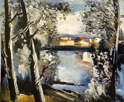 Vlaminck bord de fleuve