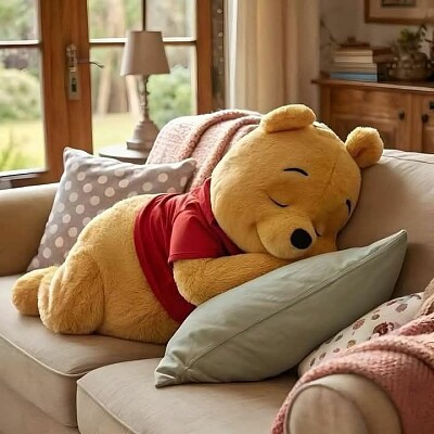 sleeping Winnie-the-Pooh