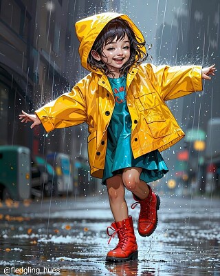 Dancing with raindrops