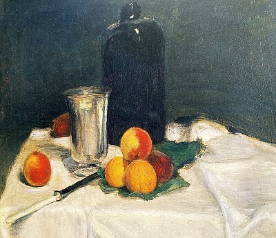 Matisse bouteille verre abricots