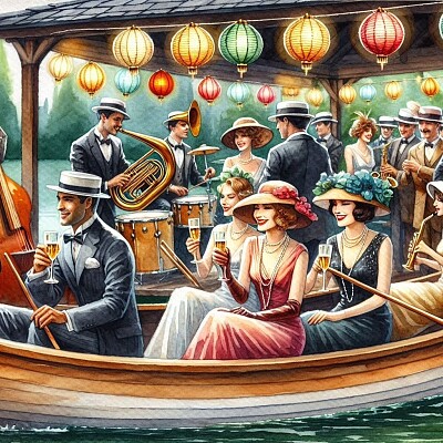 Party at the Boathouse 1920s