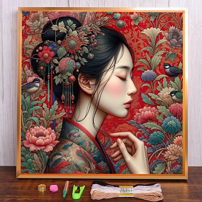 Portrait of a Japanese girl