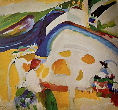 Kandinsky la vache 1910