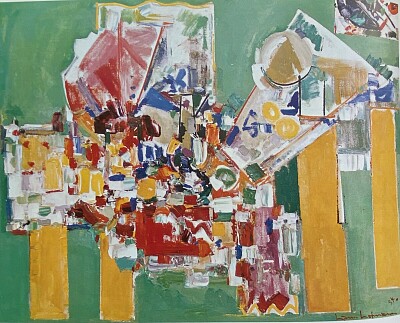 Hans Hofmann dominante orchestrale verte