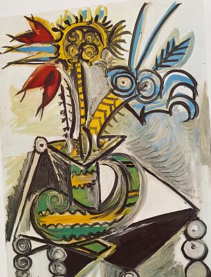Picasso vase de fleurs
