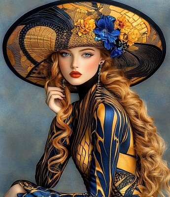 AI modified with a hat