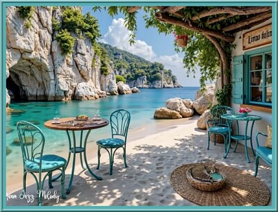 Détente au bord de la mer