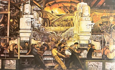 Diego Rivera chaîne de montage