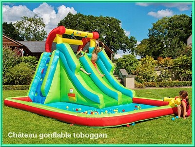 Château gonflable toboggan