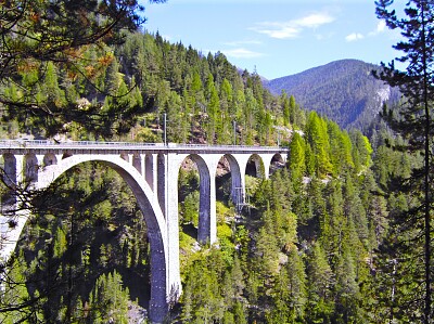 Viadukt in der Schweiz