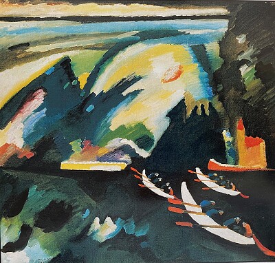 Kandinsky voyage en bateau 1910