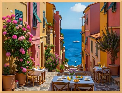 Ruelle terrasse d 'Italie