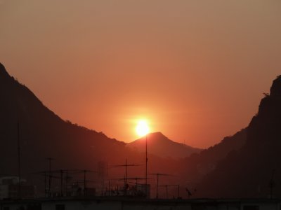 Sunset in Rio