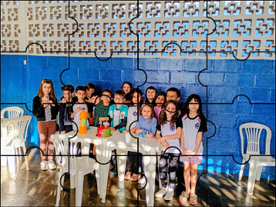 atividade volta as aulas foto da turma