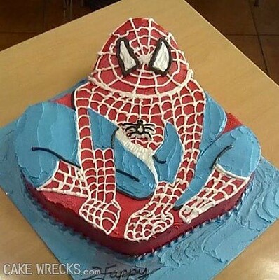Spiderman cake for Spidermark!