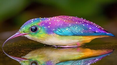 ave colorida