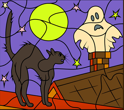 Cat and Ghost