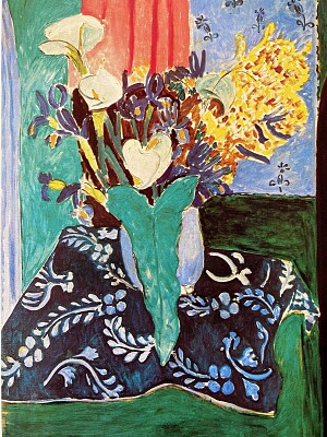 Picasso vase avec fleurs