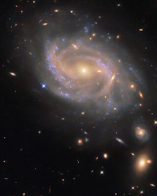 Galaxia espiral giratoria