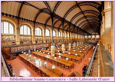 Bibliothèque Sainte-Geneviève - Salle Labrouste