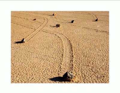 Sliding Stones - Death Valley California