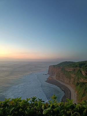 Coucher de soleil temple Uluwatu