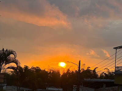 ¡Que atardecer!