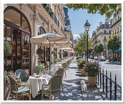 Un quartier chic à Paris