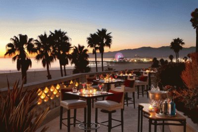 Sunset Dining-Santa Monica jigsaw puzzle