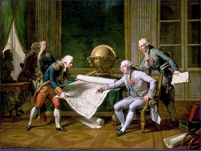 Nicolas Monsiau Louis XVI et Lapérouse