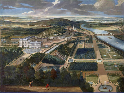 Allegrain vue de Saint-Cloud XVIIème s
